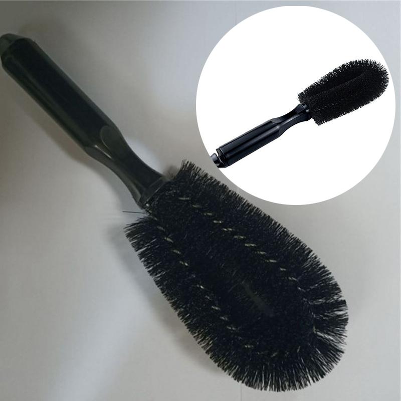Alloy Soft Cleaning Brush Washing Clean Tool Tire Car Wheel Microfiber Cleaner