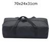 Outdoor Camping Stan Storage Bag 600D Oxford Black Camping Turistika Piknik Nosná taška Rybářský prut Stan Hůl rozšířený a zesílený
