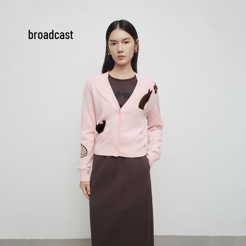 

Broadcast Women s V-Neck Long Sleeve Knit Cardigan M