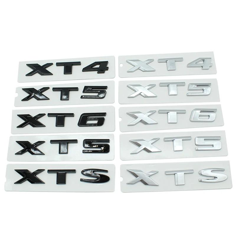 For Cadillac XT4 XT5 XT6 XTS CT4 CT5 CT6 AWD ATS-L 3D Car Rear Trunk Sticker Logo Letters Decals Badge Auto Exterior Accessories