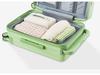Free Shipping: 20-inch & 24-inch Front-Opening Multifunctional Trolley Suitcases with Wide Handles