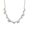New Enamel Color Geometric Flower Necklace Women's Fashion Simple Color Painting Oil Small Petal Versatile Necklace