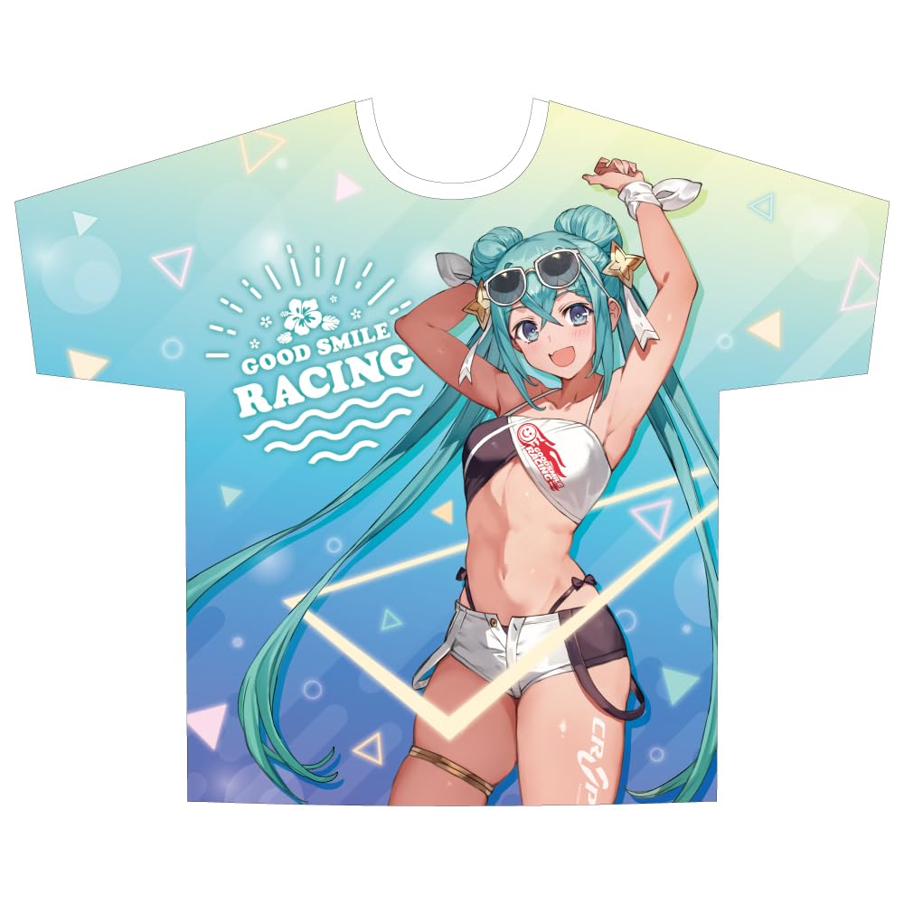 Racing Miku 2023 Tropical Ver. Full Graphic T-Shirt (XL)