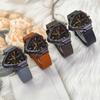 Casual Mechanical Watch Simple Quartz Wrist Watch New Triangular Hollow Watch  Men