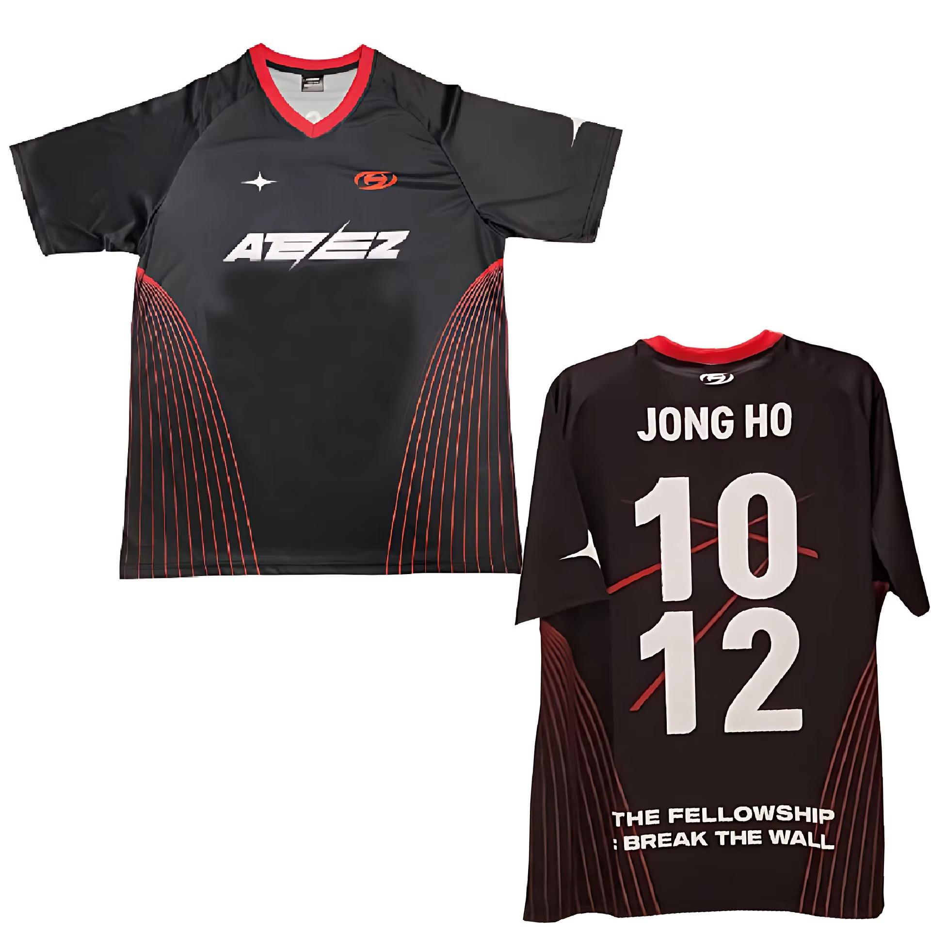 New Ateez Berlin Kpop JERSEY 3d Print T-shirt Men Women Fashion T shirt Sportwear Tops Tees Plus Size Casual Short Sleeve Tshirt XXS