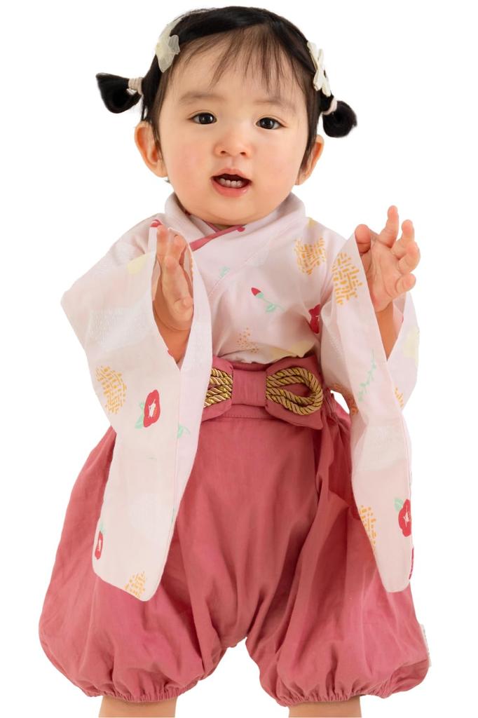 Baby Baby Erster 100. Tag 100. Tag Erstes Festival 60 70 80 Camellia [Keratta] Hakama, Separates, Jungen, Mädchen, Essen, Feier, Feier, (C.