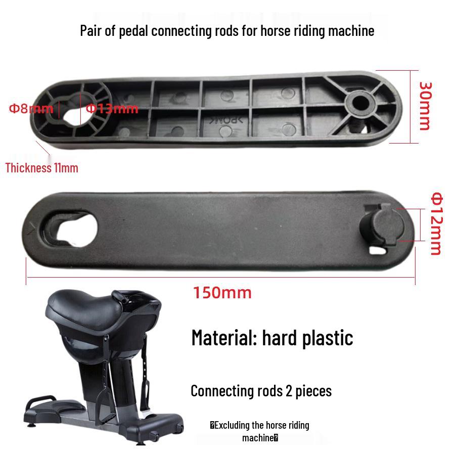 

Electric Horse Riding Machine Replacement Foot Pedal Set for Indoor Exercise and Waist-Twisting Fat Burning.