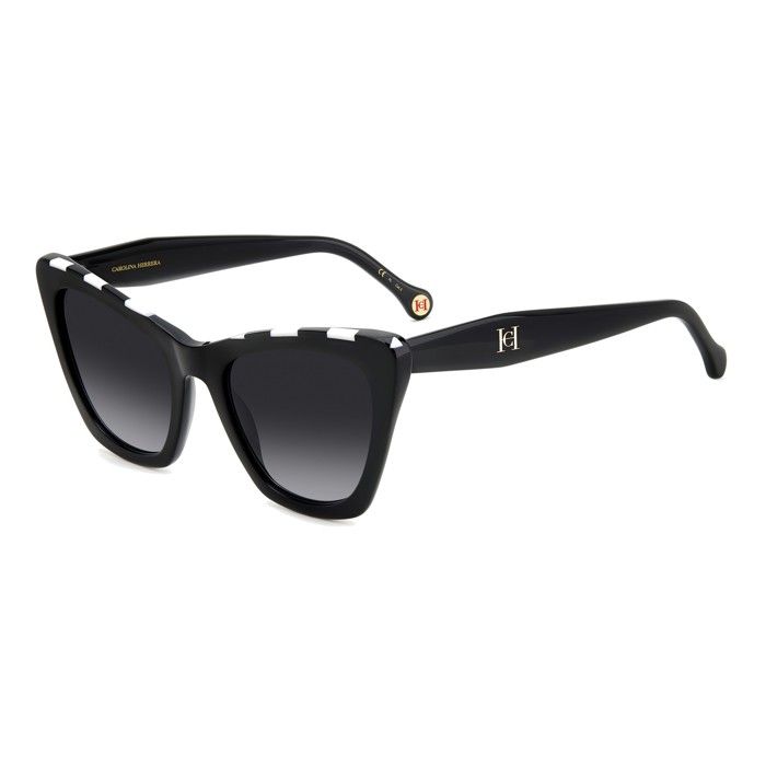 Lunettes De Soleil - Carolina Herrera - Her 0129/s - Noir - Mixte - 55 Mm