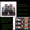 Protective Components Fuses and Accessories for Car Blade Fuse Box Holder 6 Ways Modified Terminal Block with LED Warning Light Electronic Accessories