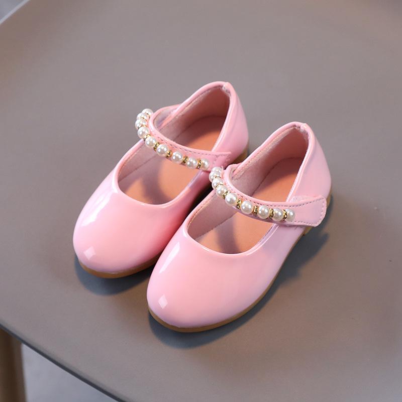 Zapatos Niña Girl Leather Shoes 2025  New Pearl Princess Shoe Fashion Mary Jane Shoe Lorita Shoe Girl Shoe Kid Shoe Girl Dresses
