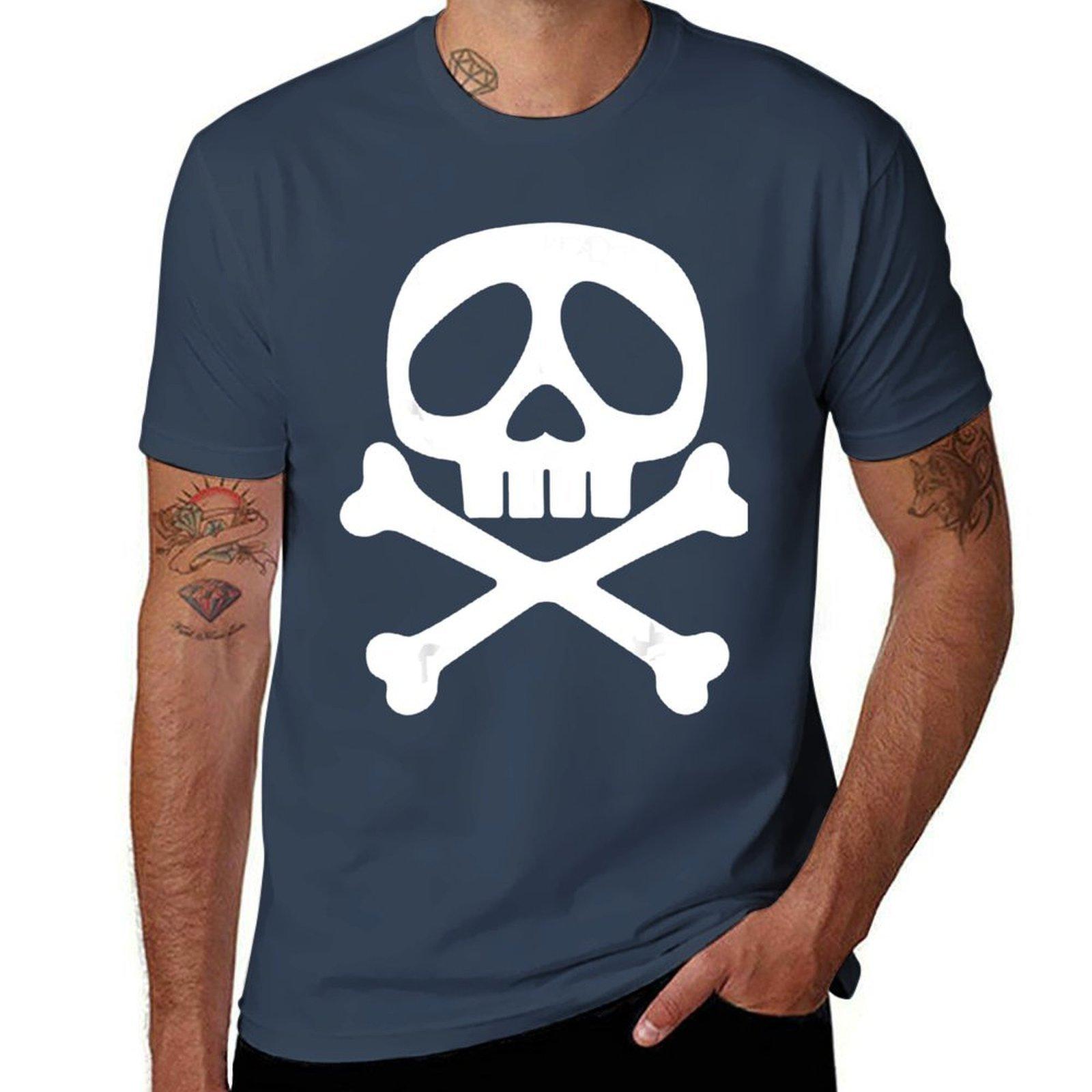 Captain Harlock Skull Tshirt Tshirt Casual All Match Short Sleeve Tshirt S