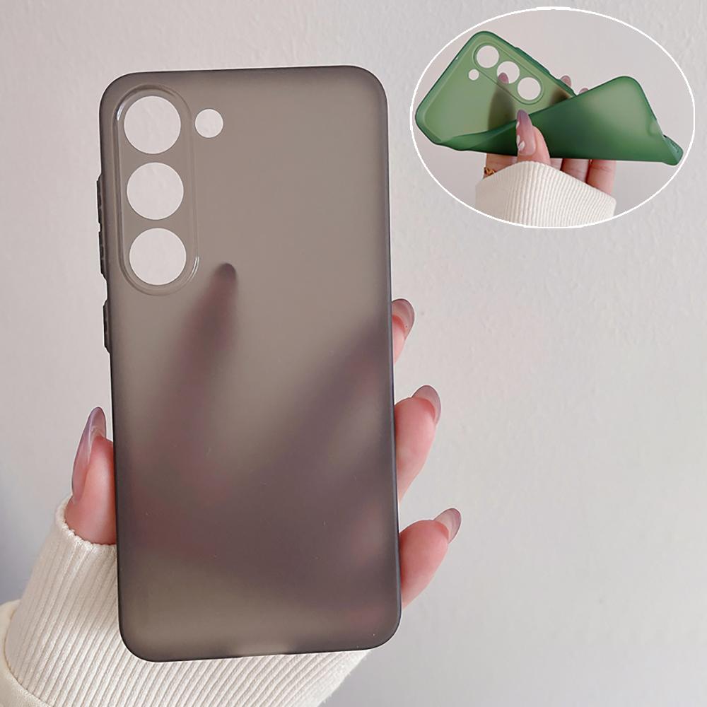 Custodia Sottile Opaca Traslucida Per Samsung S26 S25 S24 S23 S22 Plus Ultra FE A32 A52 A72 A53 A73 A33 A23 A54 Note20 Paraurti in TPU Capa