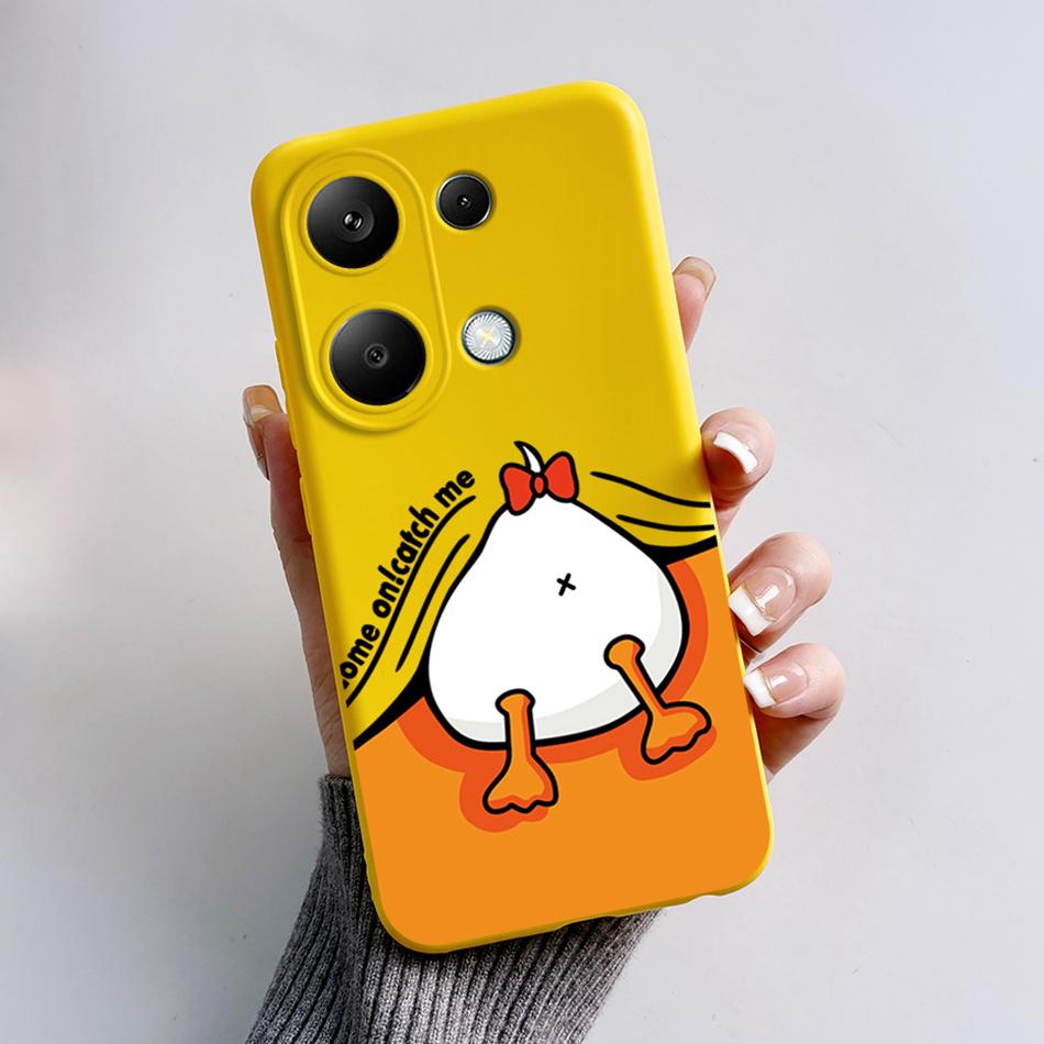 For Poco M6 Pro 4G Case Silicon Cover Soft Bumper for Xiaomi Poco M6 Pro M6Pro 4G Global Phone Cases M 6 Pro Cartoon TPU Shells