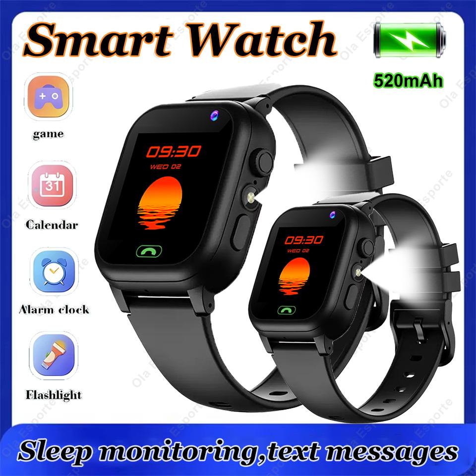 Kids Smart Watch Music HD Camera Games Calendar SOS Calculator LBS Location Flashlight Digital Smartwatch Gifts For Boys Girls