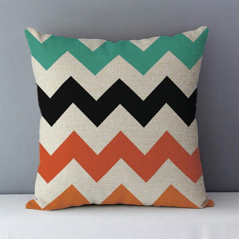 Selected Cozy Cushion Cover Home Decorative Pillow For Sofa Couch Seat Back Cushions Xcm Geometric Printed Fundas De Cojines