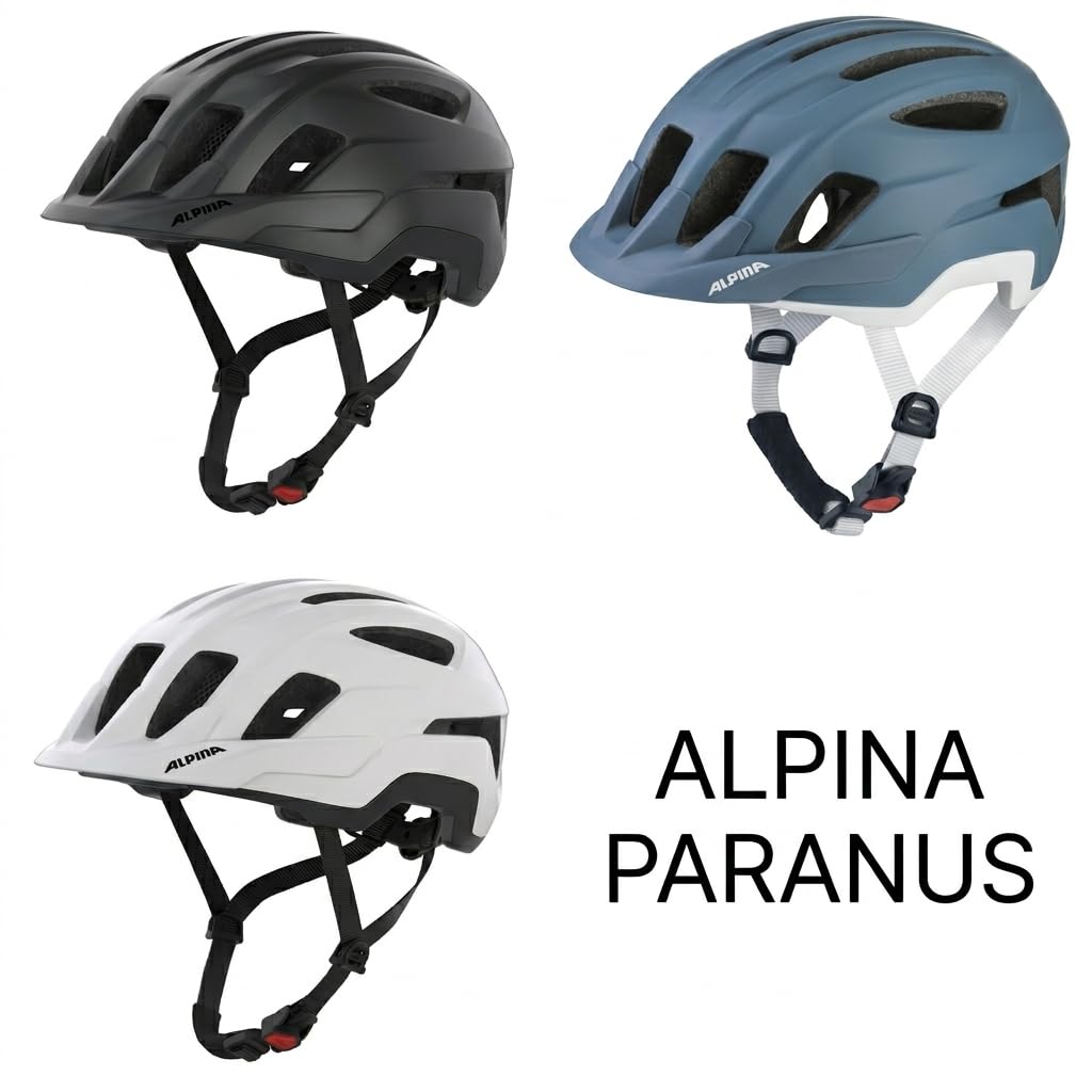 ALPINA PARANUS Bicycle Helmet School Commute CE Certified - Cycling, Commuting, -