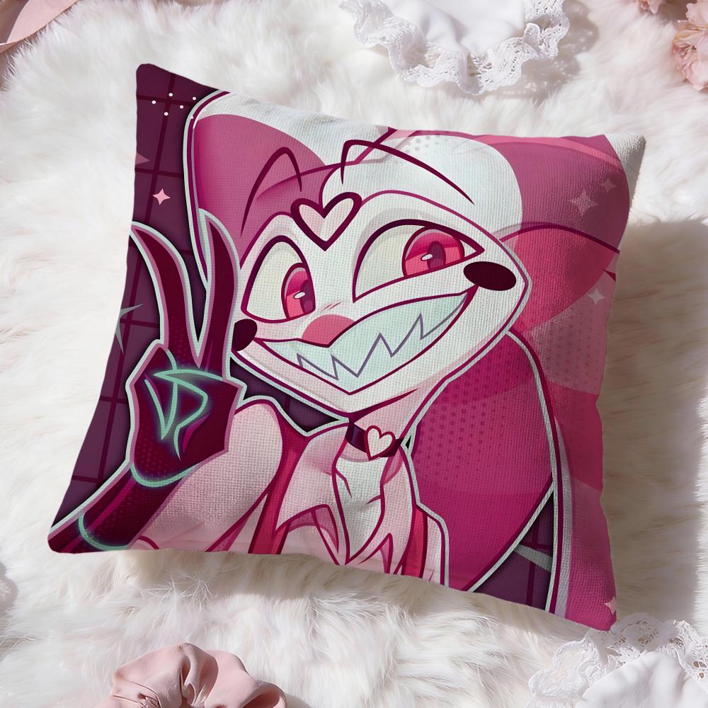 Anime H-Helluva B-BossS Cushion Cover Premium Comfort Reversible Pillow Cove -Two In One Design for Any Room & Car Interior