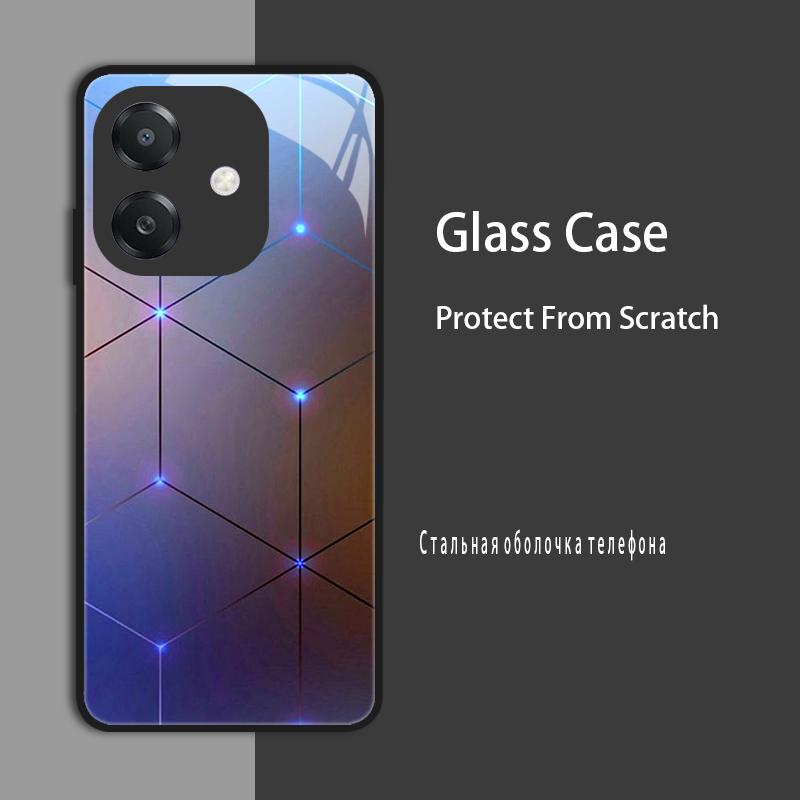 Pro OPPO A60 5G Pouzdro Kryt Tvrzené Sklo Pouzdro Pevné Coque Nárazník Pro Oppo A3 Pro A3X A40 A80 4G 5G Reno 13 Pro Ochranné Pouzdro