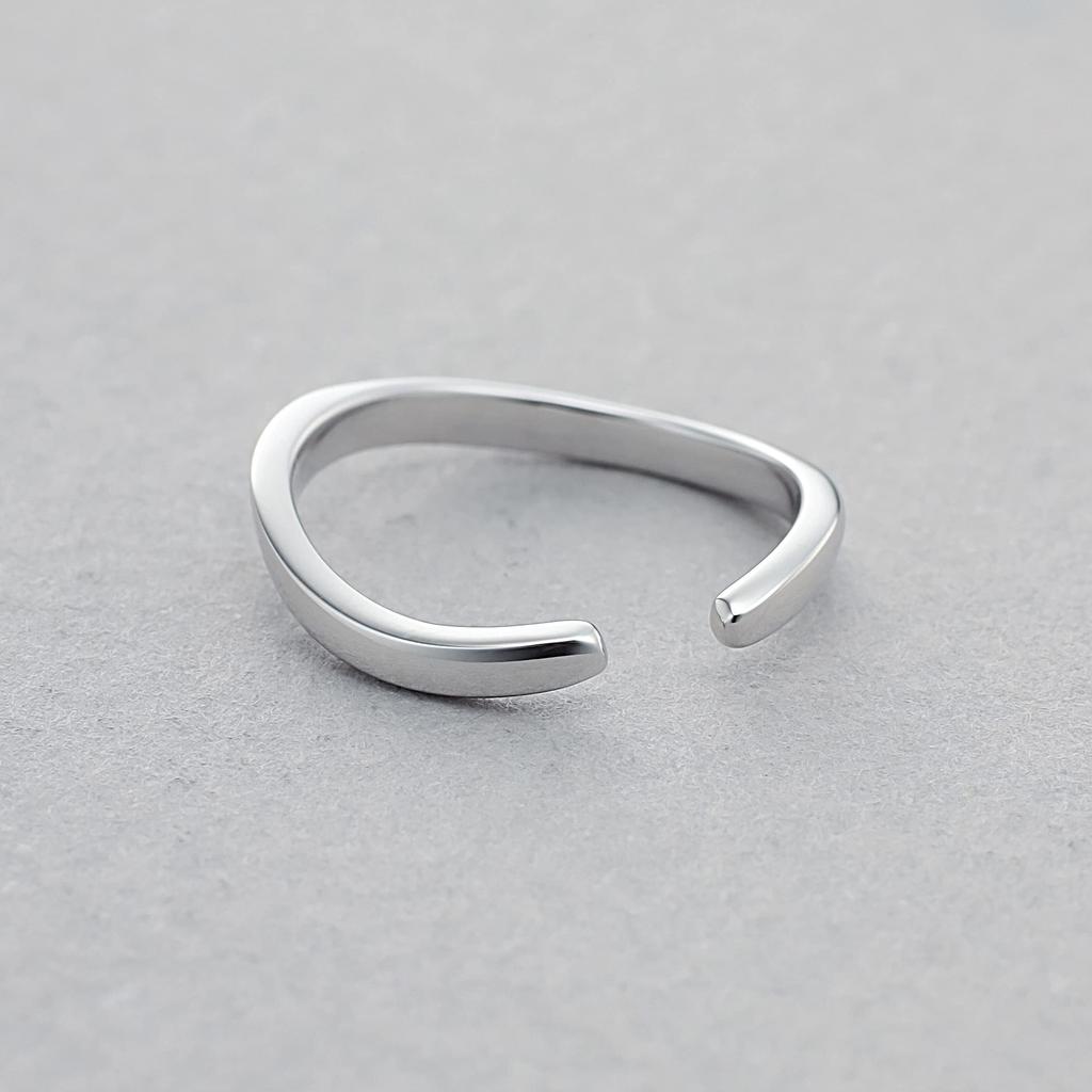 ESTELLE Silver Rhodium-Plated Ear Cuff (Single) 0777-0009-0000-0000