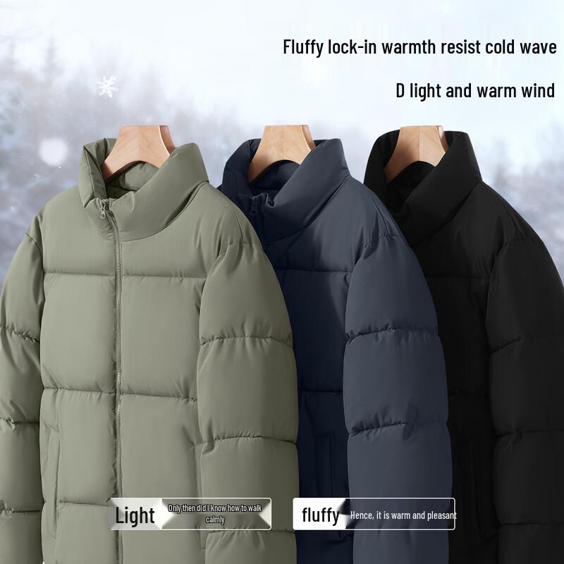 JEEP SPIRIT Men's 2025 Winter Thickened Warm Puffer Jacket