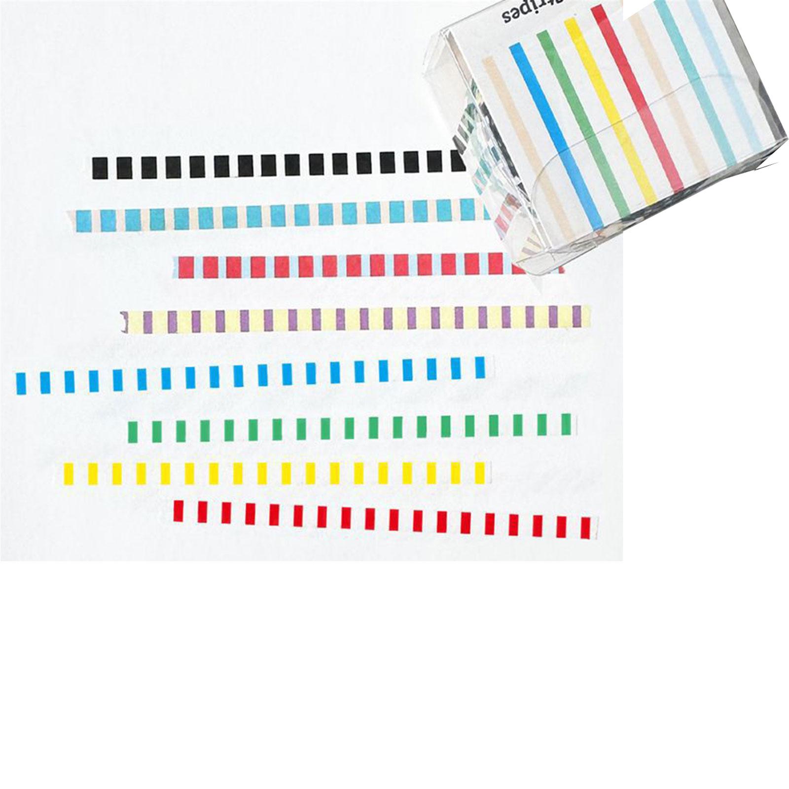 8Rolls Scrapbooking Decorative Tape 3mmX5m Dot Striped Pattern Craft Tape For Journal Planner Notebook Photo Album