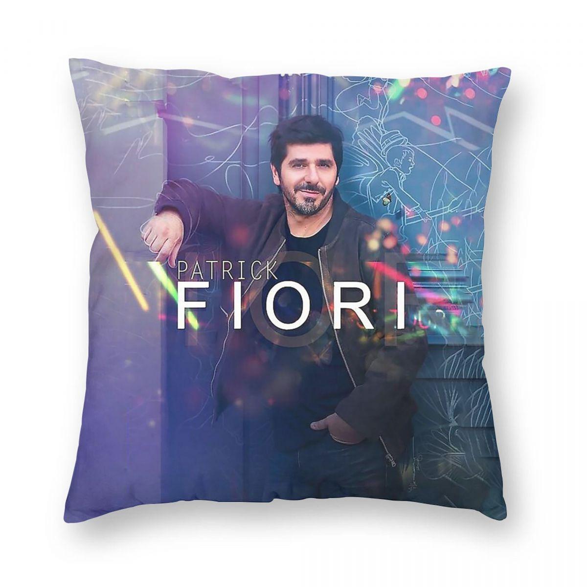 Patrick Fiori Singer Pillowcase Polyester Linen Velvet Printed Zip Decor Throw Pillow Case Car Cushion Cover 30x30cm