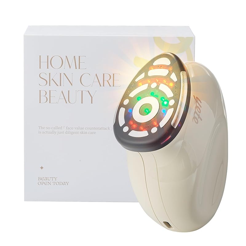 

yete Facial beauty device EMS facial device 1 unit multi-purpose 4 color LED light beauty salon thermal care high frequency facial device 4 types of