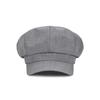 VARZAR VA Studded Newsboy Cap Gray