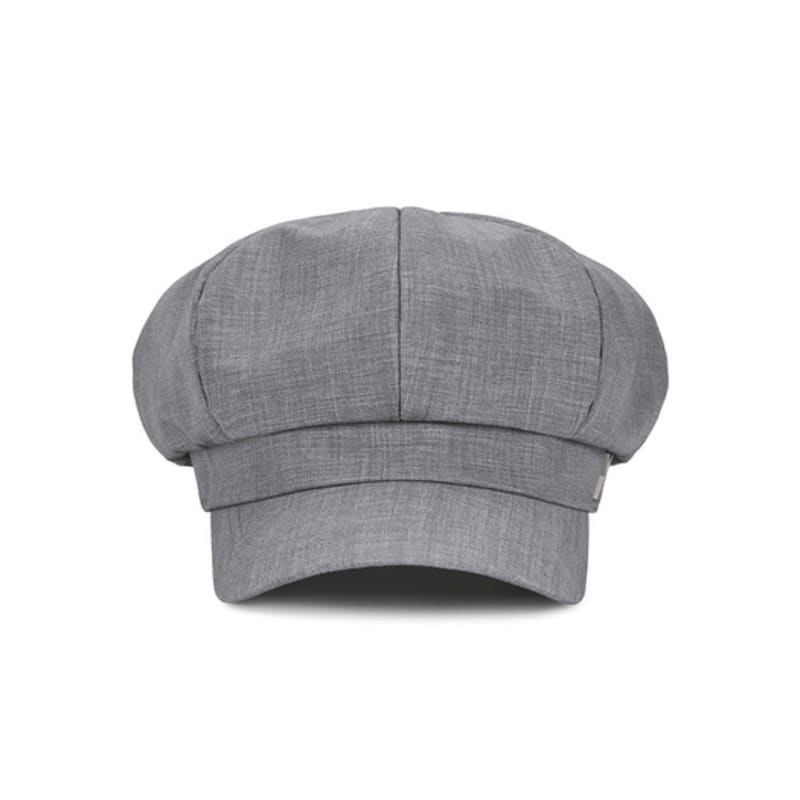 VARZAR VA Studded Newsboy Cap Gray