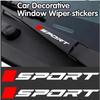 1/2/3Pairs Car Windshield Stickers Waving Rear Wiper Stickers Are Available For All Car Models Interior Accessories