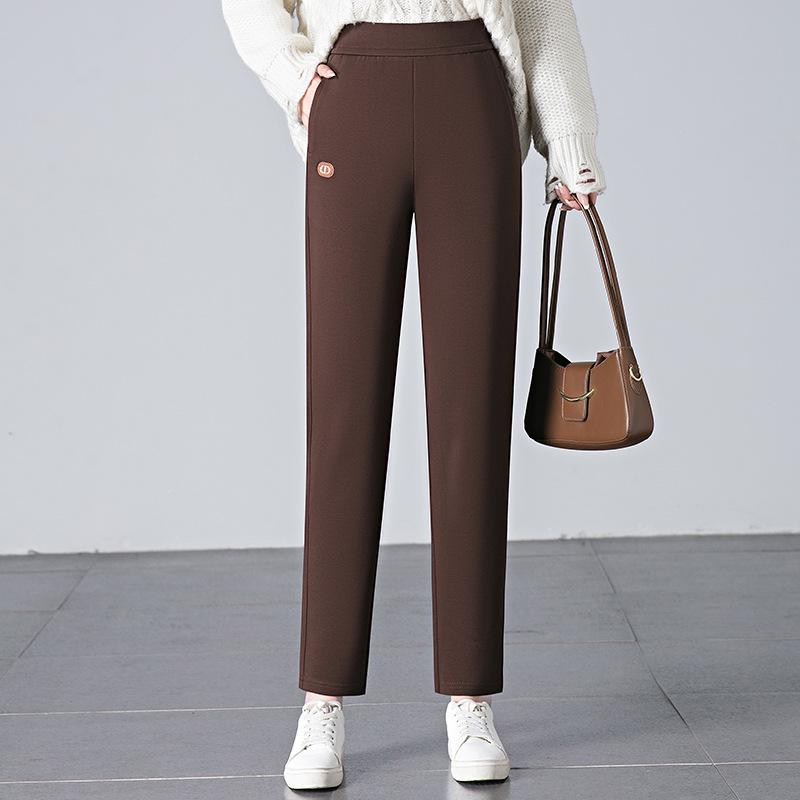 Women's Elastic High Waist Harem Pants - Versatile, Slimming, and Stretchy for Spring 2025