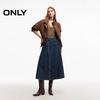 Only Women's High-Waist A-Line Cotton Denim Skirt