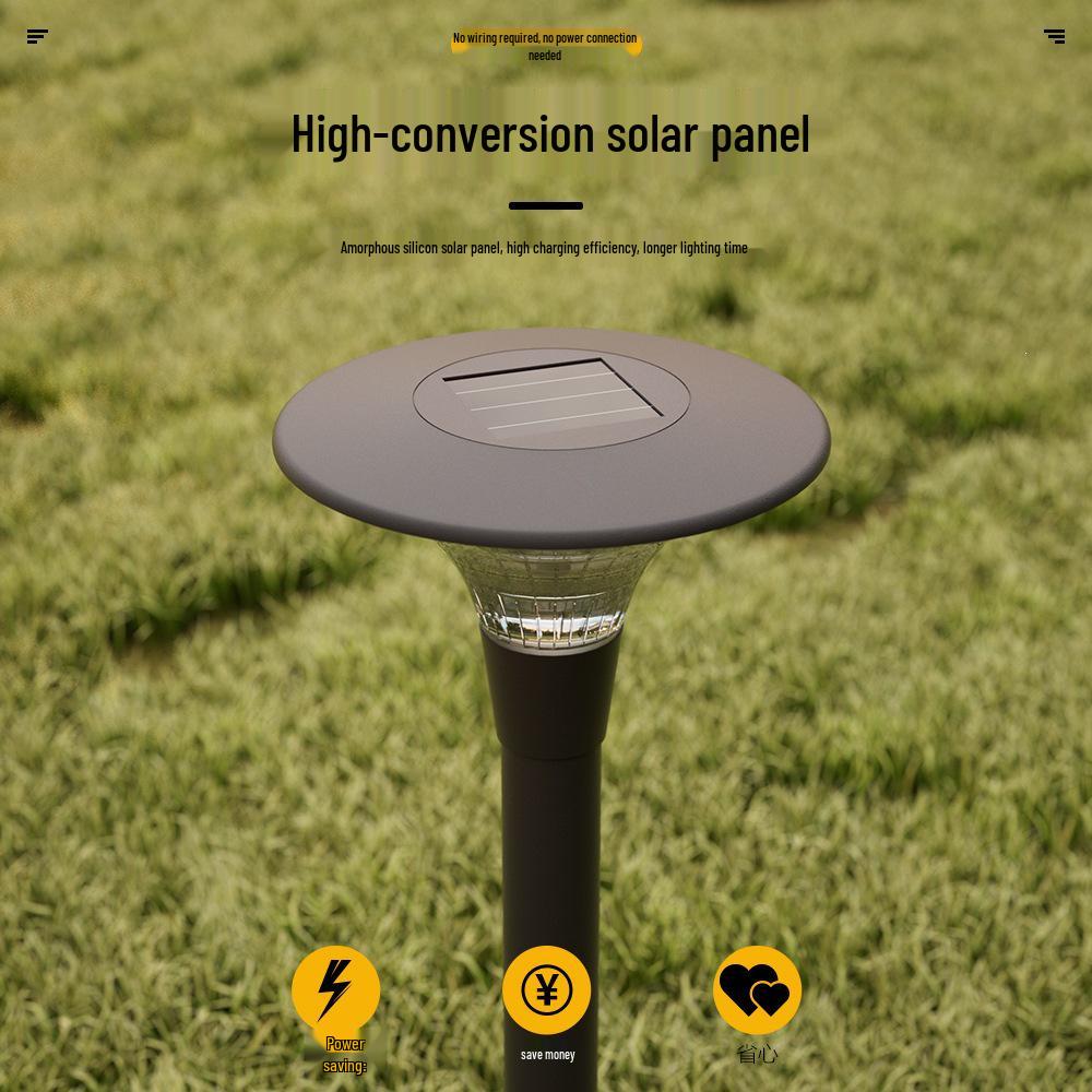 Solar Garden Lawn Lights: Decorative Outdoor Courtyard Landscape Lighting