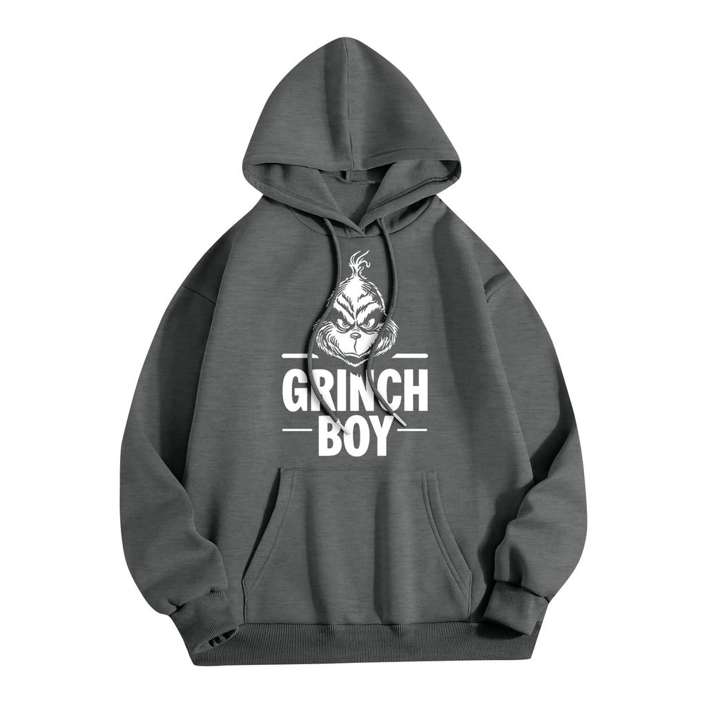 Women's Fashion Christmas Printed Casual Hooded Sweatshirt With Pockets