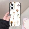 Flowers Pressed Funda For OPPO Reno 12 F 11F 13F 14F 10 13 14 15 Pro 7 8 Lite OPPO Find X8 X6 X5 X9 Pro Case