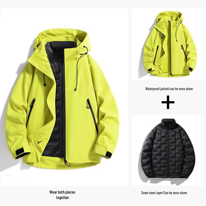 Bird's Unisex 3-in-1 Windproof & Water-Resistant Ski Jacket