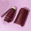 New Macaron Color Five-Fold Ultra-Light Sun Protection Compact Mini Umbrella with Buckle Handle