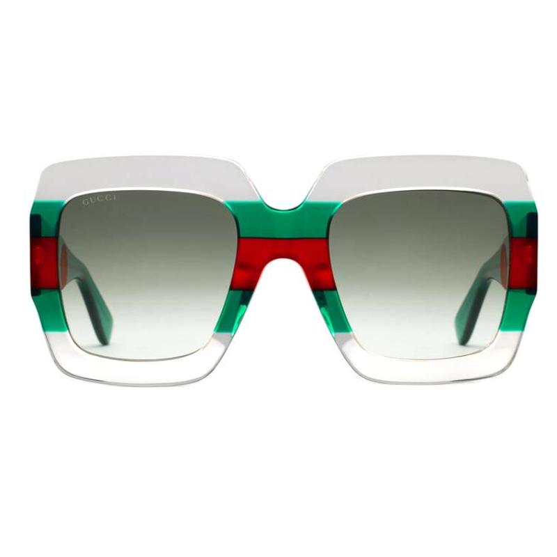 GUCCI Square Frame Square Frame Sunglasses Unisex