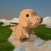 Dinosaur 3D Puzzle For Kids Diy Creative Cardboard Animal Model Triceratops Assembly Toy Room Decor Birthday Gift