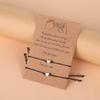 Bracelet Alloy Personalized Heart Bracelet for Girlfriend Jewelry Couple Present