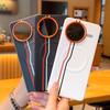 For Xiaomi Redmi K80 Pro Case Magnetic PU Leather Colored Splicing Ultra-thin Protective Cover for Redmi K80