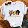 Casual Cute Feminism Girl Graphics Woman T-Shirt 90S Loose Short Sleeve O-Neck Female Crop Tops Streetwear Y2K Clothes