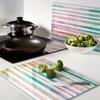 Kitchen Multifunctional Decorative Boards Tempered Glass Rainbow 2x40x52 Cm