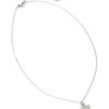 nff crossway pearl necklace-white