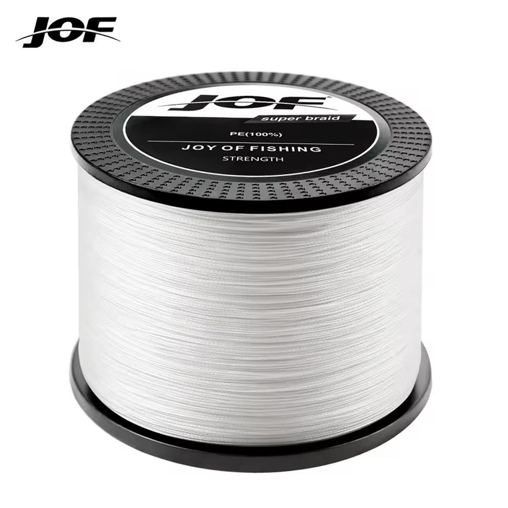 JOF X8 Braided Fishing Line 1000M 500M 300M 8 Strands MultiColor Multifilament Saltwater PE Line 20 30 40 50 60 80 100LB