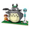 Doraemon My Neighbor Totoro Building Blocks Puzzle Micro 3D Figures Brick Toys 2000pcs