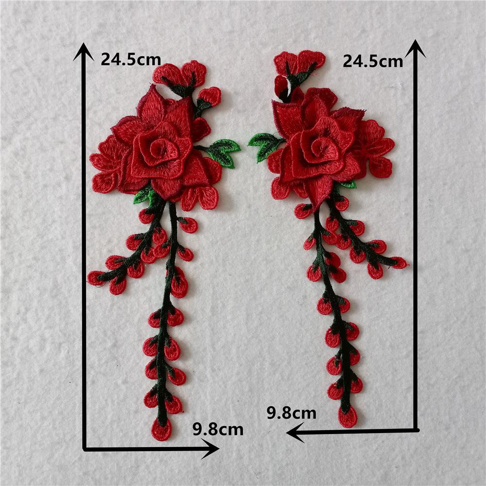 Diy Sewing Color Embroidery Corsage Decorative Clothing Accessories Cheongsam Dress Performance Clothes Wedding Dress Hanfu