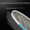 Anti-Friction Badminton Racket Head Protection Racquets Protective Sticker  Sport Equipment