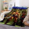 Science Fiction Adventure Cartoon Masters of the Universe Cashmere Blanket 3D Printed He-Man Cartoon Flannel Bedspread Camping