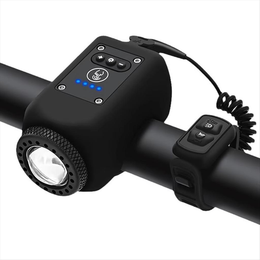 Rowerowe Klaksony Elektryczne Światło Rower Górski Przednia Lampa Klaksony Elektroniczne Dzwonek do Jazdy Nocnej Łatwe do Zainstalowania Akcesoria Rowerowe